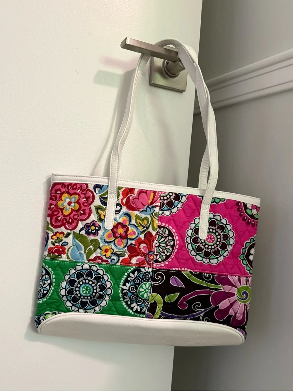 Vera Bradley Limited Edition Patchwork Small Floral Tote